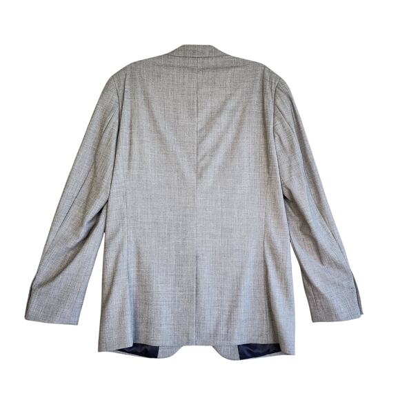 J Crew Factory Mens Classic Fit Thompson Wool Blazer Jacket Size 40L Gray Career - Picture 5 of 15